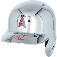 Mike Trout Los Angeles Angels Autographed Chrome Mini Batting Helmet