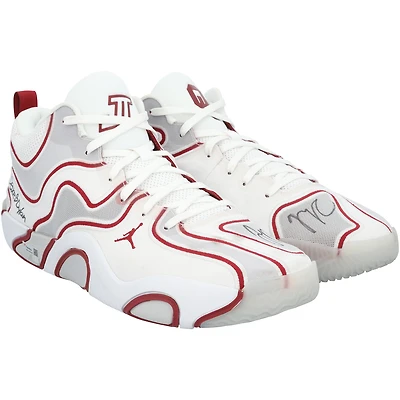 Jayson Tatum Boston Celtics Autographed Game-Used White/Red Jordan Shoes vs. Toronto Raptors on January 15, 2025