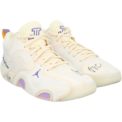 Jayson Tatum Boston Celtics Autographed Game-Used Tan Jordan Shoes vs. Denver Nuggets on March 2, 2025