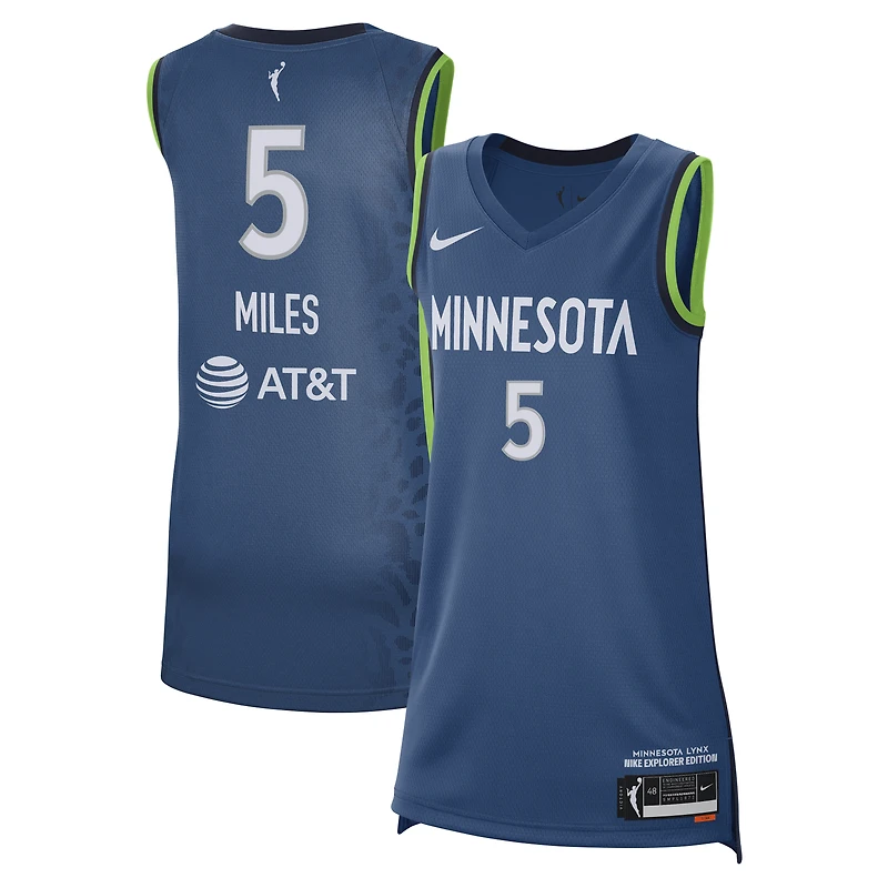 Unisex Nike Olivia Miles Blue Minnesota Lynx 2026 WNBA Draft Pick Explorer Edition Victory Jersey