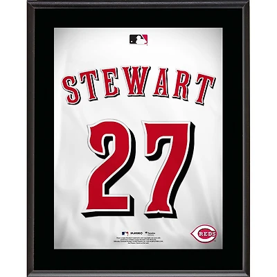 Sal Stewart Cincinnati Reds 10.5" x 13" Jersey Number Sublimated Player Plaque