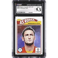 Francesco Totti AS Roma 2026 Topps Living Set UEFA CC #855 CGC Authenticated 9.5 Card