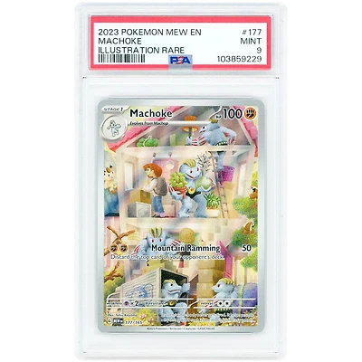 Machoke 2023 Pokemon Scarlet & Violet 151 Illustration Rare #177 PSA Authenticated 9 Card