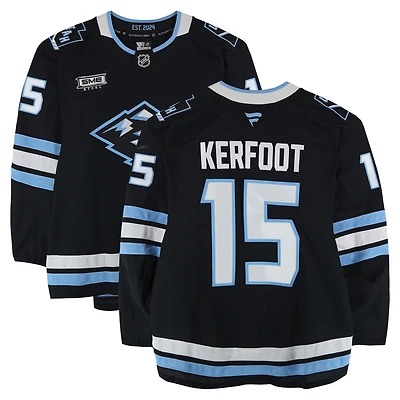 Alexander Kerfoot Utah Mammoth Game-Used #15 Black Set 2 Jersey Worn During Games Played Between January 11 and March 26, 2026