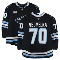 Karel Vejmelka Utah Mammoth Game-Used #70 Black Set 2 Jersey Worn During Games Played Between January 11 and March 26, 2026