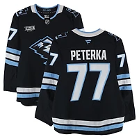 JJ Peterka Utah Mammoth Game-Used #77 Black Set 2 Jersey Worn During Games Played Between January 11 and March 26, 2026