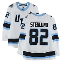 Kevin Stenlund Utah Mammoth Game-Used #82 White Set 2 Jersey Worn During Games Played Between December 14, 2025 and March 28, 2026