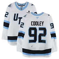 Logan Cooley Utah Mammoth Game-Used #92 White Set 2 Jersey Worn During Games Played Between December 14, 2025 and March 28, 2026
