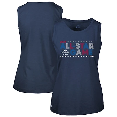Women's Levelwear  Navy 2026 MLB All-Star Game Star-Spangled Macy Sleeveless Tee