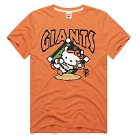 Unisex Homage  Orange San Francisco Giants Hello Kitty Tri-Blend T-Shirt