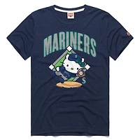Unisex Homage  Navy Seattle Mariners Hello Kitty Tri-Blend T-Shirt