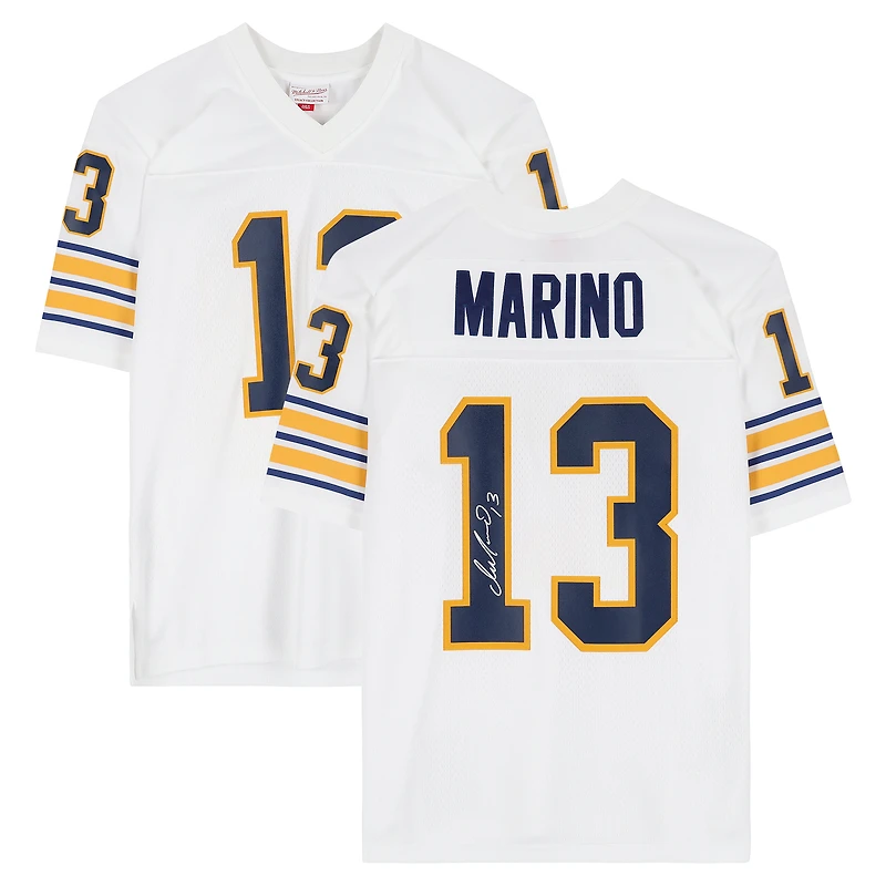 Dan Marino Pitt Panthers Autographed Mitchell & Ness 1981 White Replica Jersey