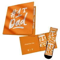 Unisex Rock Em Socks  Tennessee Orange Tennessee Volunteers #1 Dad Gift Card Socks