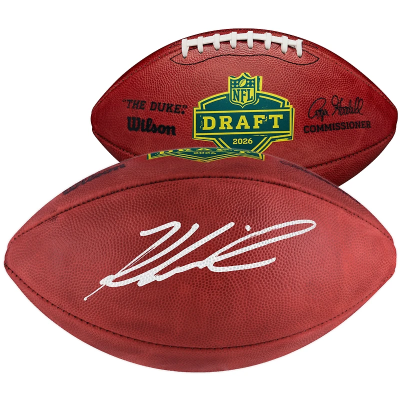 Kenyon Sadiq New York Jets Autographed 2026 NFL Draft Wilson Duke Pro Football