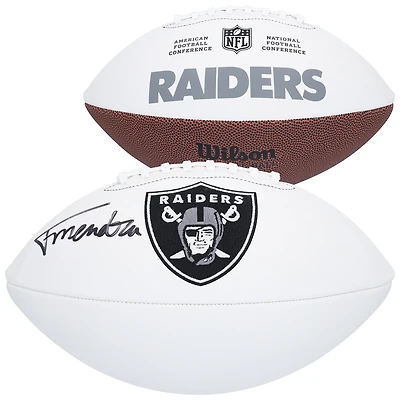 Fernando Mendoza Las Vegas Raiders Autographed Wilson White Panel Football