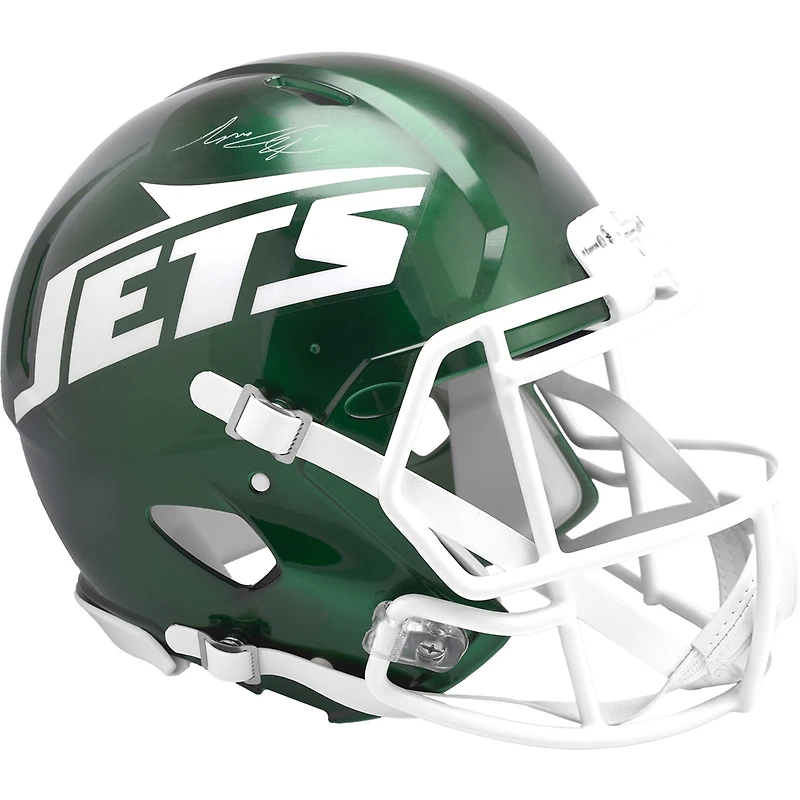 David Bailey New York Jets Autographed Riddell Speed Authentic Helmet