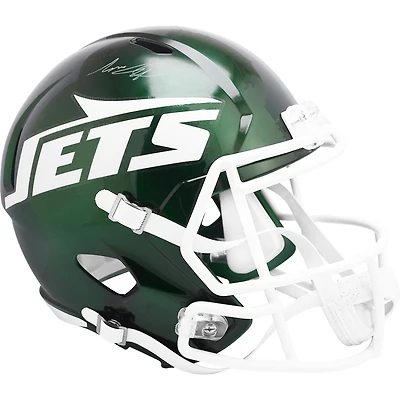 David Bailey New York Jets Autographed Riddell Speed Replica Helmet