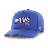 Men's '47  Royal Detroit Pistons Fast Break Chase Hitch Adjustable Hat