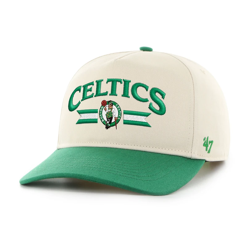 Men's '47  Natural Boston Celtics Fast Break Chase Hitch Adjustable Hat