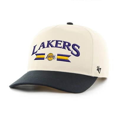 Men's '47  Natural Los Angeles Lakers Fast Break Chase Hitch Adjustable Hat