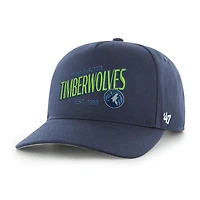 Men's '47  Navy Minnesota Timberwolves Fast Break Chase Hitch Adjustable Hat