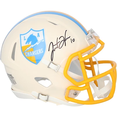 Justin Herbert Los Angeles Chargers Autographed Riddell Retro Speed Mini Helmet