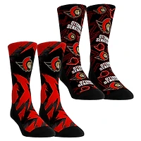 Youth Rock Em Socks Ottawa Senators Game Day Two-Pack Crew Socks