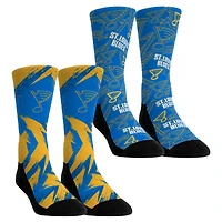 Youth Rock Em Socks St. Louis Blues Game Day Two-Pack Crew Socks