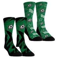 Youth Rock Em Socks Dallas Stars Game Day Two-Pack Crew Socks