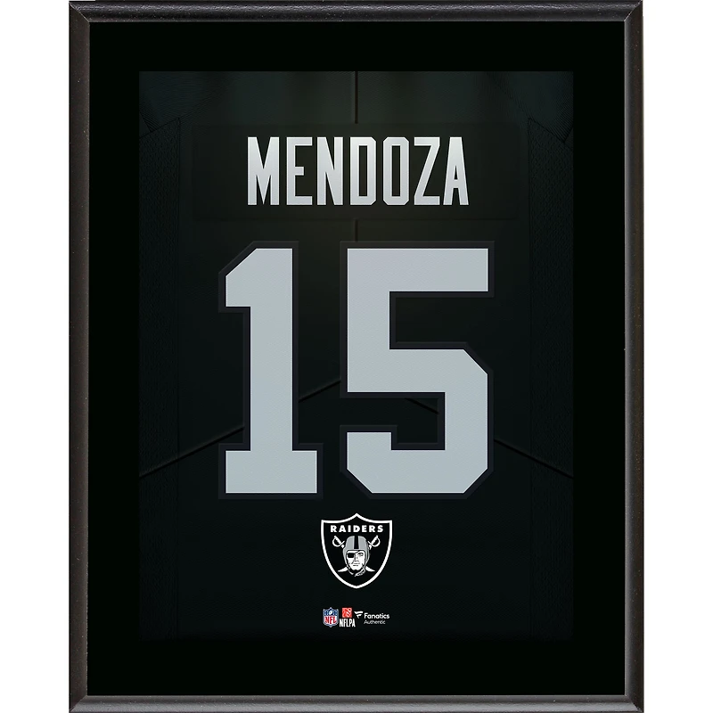Fernando Mendoza Las Vegas Raiders 10.5" x 13" Round 1 Pick #1 Jersey Number Sublimated Player Plaque