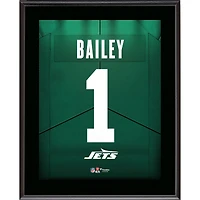 David Bailey New York Jets 10.5" x 13" Round 1 Pick #2 Jersey Number Sublimated Player Plaque