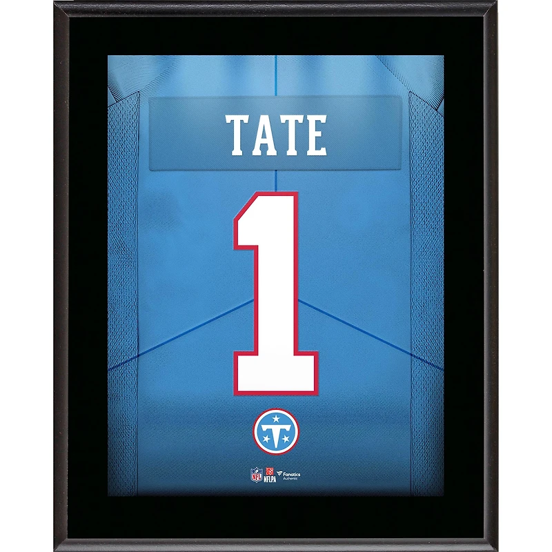 Carnell Tate Tennessee Titans 10.5" x 13" Round 1 Pick #4 Jersey Number Sublimated Player Plaque