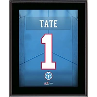 Carnell Tate Tennessee Titans 10.5" x 13" Round 1 Pick #4 Jersey Number Sublimated Player Plaque