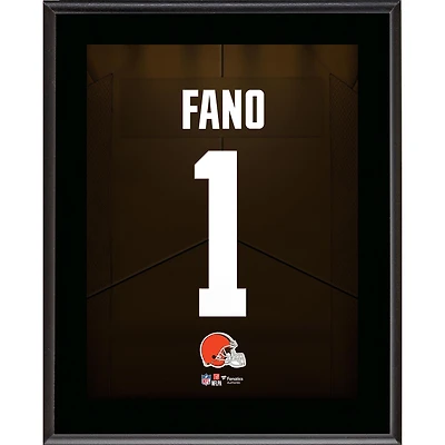 Spencer Fano Cleveland Browns 10.5" x 13" Round 1 Pick #9 Jersey Number Sublimated Player Plaque
