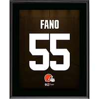 Spencer Fano Cleveland Browns 10.5" x 13" Jersey Number Sublimated Player Plaque