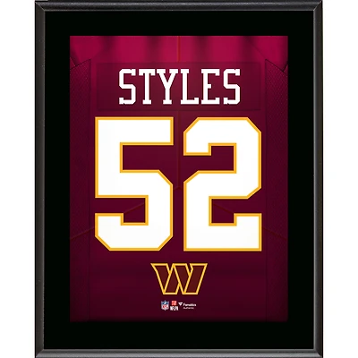 Sonny Styles Washington Commanders 10.5" x 13" Jersey Number Sublimated Player Plaque