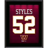 Sonny Styles Washington Commanders 10.5" x 13" Jersey Number Sublimated Player Plaque