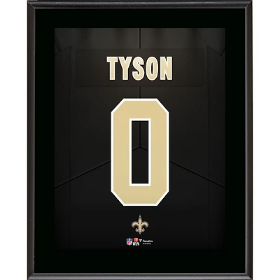 Jordyn Tyson New Orleans Saints 10.5" x 13" Jersey Number Sublimated Player Plaque
