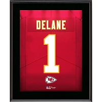 Mansoor Delane Kansas City Chiefs 10.5" x 13" Round 1 Pick #9 Jersey Number Sublimated Player Plaque