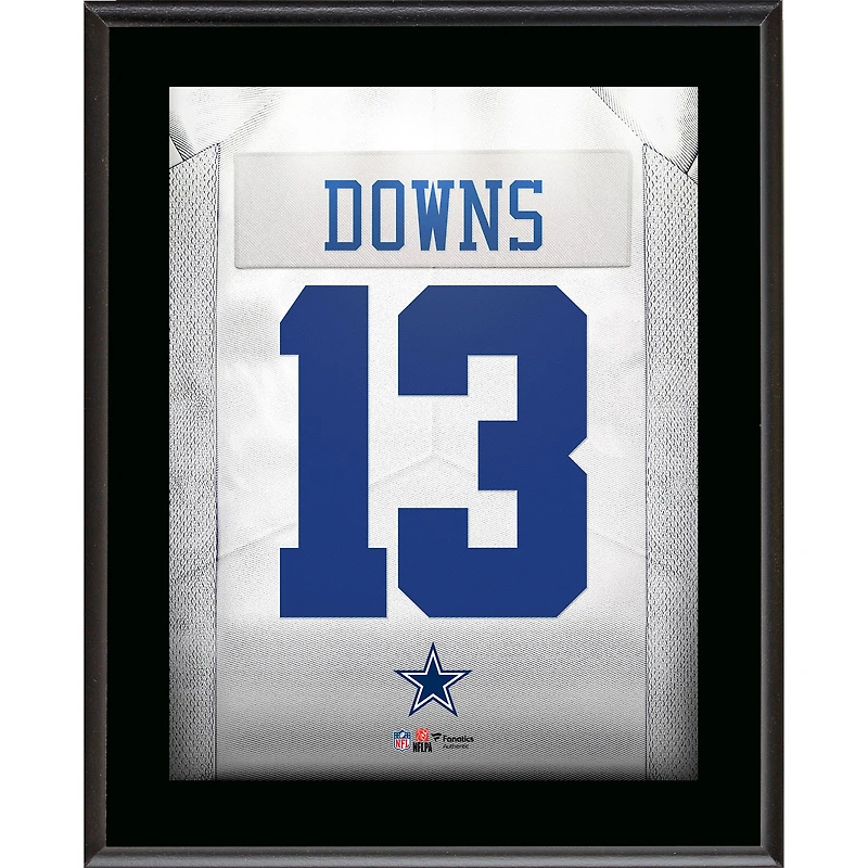 Caleb Downs Dallas Cowboys 10.5" x 13" Jersey Number Sublimated Player Plaque