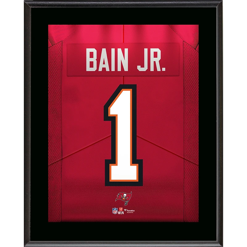 Rueben Bain Jr. Tampa Bay Buccaneers 10.5" x 13" Round 1 Pick #15 Jersey Number Sublimated Player Plaque