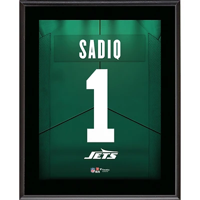 Kenyon SadiqNew York Jets 10.5" x 13" Round 1 Pick #16 Jersey Number Sublimated Player Plaque