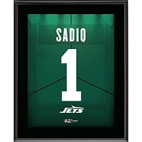 Kenyon SadiqNew York Jets 10.5" x 13" Round 1 Pick #16 Jersey Number Sublimated Player Plaque