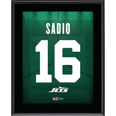 Kenyon Sadiq New York Jets 10.5" x 13" Jersey Number Sublimated Player Plaque