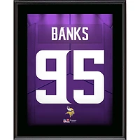 Caleb Banks Minnesota Vikings 10.5" x 13" Jersey Number Sublimated Player Plaque