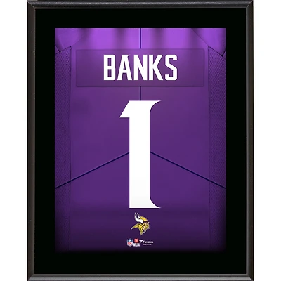 Caleb Banks Minnesota Vikings 10.5" x 13" Round 1 Pick #18 Jersey Number Sublimated Player Plaque