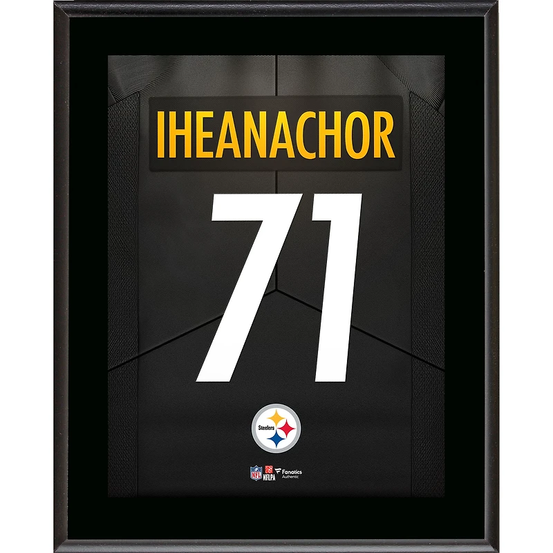 Max Iheanachor Pittsburgh Steelers 10.5" x 13" Jersey Number Sublimated Player Plaque
