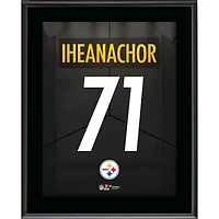 Max Iheanachor Pittsburgh Steelers 10.5" x 13" Jersey Number Sublimated Player Plaque