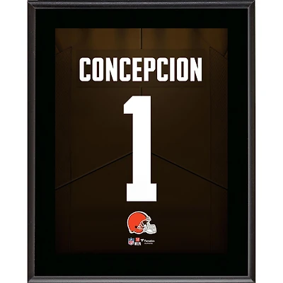 KC Concepcion Cleveland Browns 10.5" x 13" Round 1 Pick #24 Jersey Number Sublimated Player Plaque
