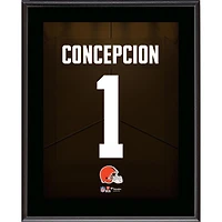 KC Concepcion Cleveland Browns 10.5" x 13" Round 1 Pick #24 Jersey Number Sublimated Player Plaque